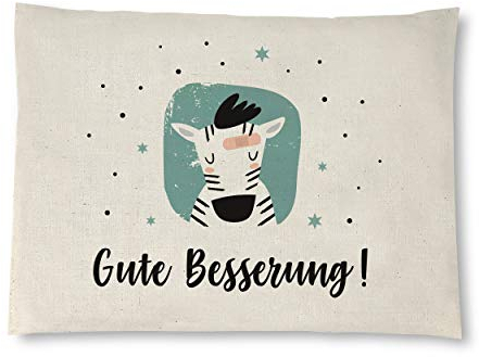 Reelax.me Kirschkernkissen, Körnerkissen für die Mikrowelle Gute Besserung – Geschenk für kranken Mann oder Frau – Regional in Handarbeit hergestellt – Geschenkidee als Kühlkissen oder Wärmekissen