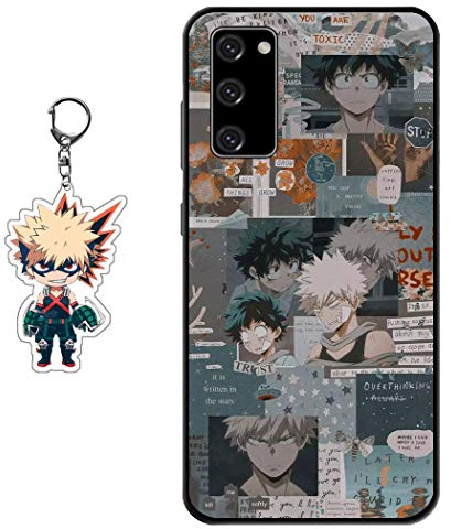 Staremeplz Hülle für Samsung Galaxy S20 FE 5G Anime Handyhülle [Mit Schlüsselbund] Cartoons Silikon Sanft Bumper Case Hülle für Samsung Galaxy S20 FE 5G