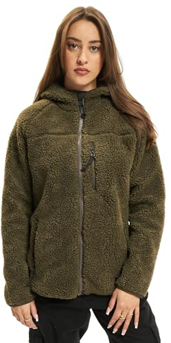 Brandit Women Teddyfleece Jacket Hoode, Donna, olive, 3XL