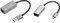 Amazon Basics – USB 3.0-auf-Gigabit-Ethernet-Adapter, mit Aluminiumgehäuse & Amazon Basics – USB 3.1 Typ-C-auf-RJ45-Gigabit-Ethernet-Adapter, mit Aluminiumgehäuse