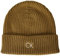 Calvin Klein Herren Classic Cotton Rib Beanie K50K509680 Gestrickte Mütze, Braun (Caramel), OS