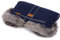 Fillikid Handwärmer Halifax Exclusiv/Muff Kinderwagen, Buggy, Sportwagen, Radanhänger/warme Handschuhe ÖKO-TEX zertifiziert/Funktionshandmuff atmungsaktiv, Design:Navy