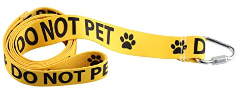 Dot Not Pet/Do Not Touch Me/Ask To Pet Nervöse Hundeleine Schüchterne Rettung Hund Geschenk nervös schüchtern Hund Geschenk (nicht Pet-L)