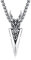 Keltisches Knoten Halskette 925 Sterling Silber Kette ViKing Keltisches Wikinger Anhänger Pfeilspitze Drachen Kette Amulett Schmuck für Herren Männer Jungen Damen Geschenke 20+2'' Edelstahlkette