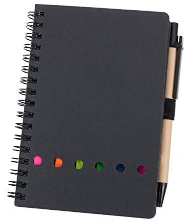 CAXUSD 1Satz Notizbuchset mit Haftnotizen Planungsbuch und Stift Spiralnotizbuch für Büro und Schule Praktisches Memo Pad und Notizblock für Effizientes Zeitmanagement