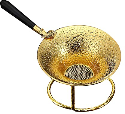 Infuseur à thé traditionnel chinois réutilisable en maille avec base Gadget de cuisine Filtre à thé avec support de base amovible Accessoires de thé Kungfu