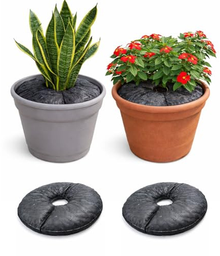 SteadySpring (R) Smart 30+Day Bewässerungsmatte für 25,4 cm bis 30,5 cm Behälter für Zimmerpflanzen, Einjährige, Kräuter, Bäume, Tomaten – selbstfüllend, hält 30+ Tage, automatische Bewässerungsmatte