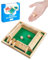 A aBlumen Shut The Box Spiel 4 Spieler Würfelspiel Brettspiel aus Holz, Mathematik Lernspielzeug Kinder Brettspiel Kinder ab 3 4 5 6+ Jahre, Kneipenspiel Brettspiel Reisespiel Mädchen Junge Erwachsene