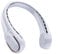 Bobety Portable Neck Fan with Strong Wind - 5000mAh Rechargeable neck fan, Adjustable 360° Cooling, Super Quiet - Non-Slip Material, Short Charging Time, and Long Use Time (White)