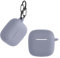 kwmobile Custodia Silicone Cuffie Compatibile con Huawei FreeBuds SE2 Cover - Custodia Porta Auricolari con Moschettone - Case lavanda