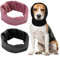 2 Pcs Dog Ear Defenders - Protectors for Bath, Shower & Anxiety Relief - Cat & Dog Ear Covers - Pink, Black