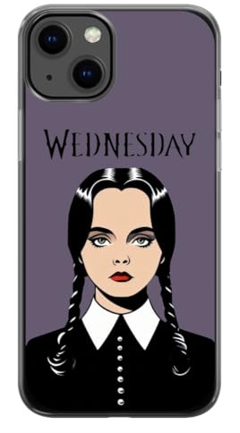 EZB Wednesday Phone Case Compatible With Iphone | Creepy Gothic Horror Themed Stylish Phone Cover | Hard Case with Flexible Shock Absorbant Edges (Purple, iPhone 11)