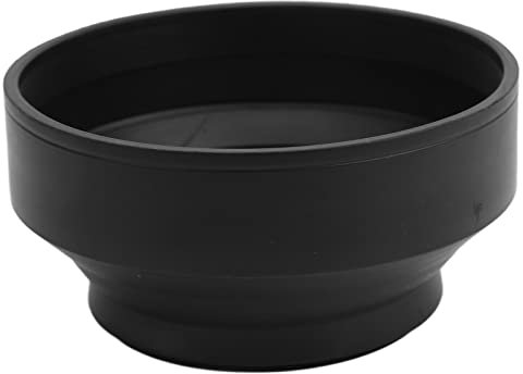 Universelle Zusammenklappbare Kamera-Gegenlichtblende, 3-in-1, Verstellbare Zustände, Schützt vor Streulicht, Teleobjektiv, Standardobjektiv, Weitwinkelobjektiv (72mm)