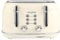Salter Retro Toaster 4 Scheiben – Breite Schlitze, 6 Bräunungsgrad, Auftauen, Aufwärmen, Abbrechen Funktionen, Herausnehmbare Krümelschublade, Selbstzentrierung, 1630 W, Creme, EK5739CRMVDE