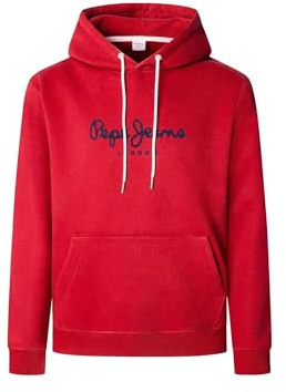 Pepe Jeans Herren Macbeth Plain Hoodie Sweatshirt (1er Pack)