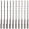 10 Pack Of - 5.5mm x 160mm Long SDS Plus Hammer Drill Bits, Professional Tungsten Carbide Tipped Masonry Drill Bit For Brick, Concrete, Stone, Granite. 5.5mm SDS Drill Bit