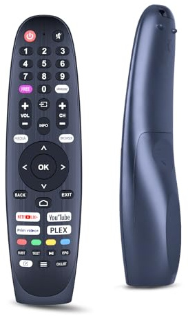 RYQIF Mando a distancia de repuesto para SELECLINE EDENWOOD QILIVE SMART-TECH ED55A03UHD-EL 40S222B Q32H231 Q24HS231 Q50US231 Q43US231 40FV10V1 24HV10T1 43FV10T1 0T1 3 2HV10T3 32HV10V1 43FV10V1