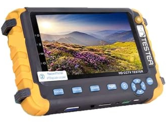 Tester CCTV, IV8W/8C/IV5 TFT LCD HD 8MP TVI AHD CVI CVBS In Un CCTV Tester Analogico Telecamera Di Sicurezza Monitor Da Polso Strumento Test Progettazione per fibra ottica, cablaggio(8W with HDMI VGA)