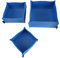 voigtdesign Filz-Körbchen 3er-Set Piccolo (20 Farben) - Korb - Box - Aufbewahrung - Utensilienkorb - Brotkorb - Obstkorb - Regalkorb - eckig - quadratisch (109 Pastellblau)
