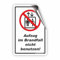 Fassbender-Druck SCHILDER Aufzug IM BRANDFALL Nicht BENUTZEN - Schild/D-076 (40x60cm Aufkleber)