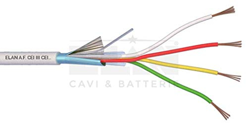 Cavo Allarme Schermato 4x0,22 100m