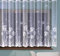 MforStyle White Net Curtain Floral design DANDELIONS - READY TO HANG - HEMMED SIDES - SLOT TOP - MANY SIZES - (selected curtain: 1 Metre Width, DROP: 42 (107cm)