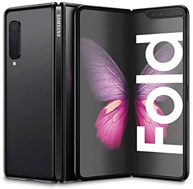 SMARTPHONE SAMSUNG GALAXY FOLD SM F900F 512 GB DUAL SIM 7.3 + 4.6 4G LTE COSMOS BLACK / NERO