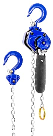 Pallit Mini Hebelzug POCKET | 250 kg | 3 m Kettenlänge | stabiles Aluminiumgehäuse | extra leicht | inkl. Gürteltasche