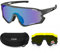 Snowledge Polarized Cycling Glasses with 3 Interchangeable Lens for Men Women Outdoor Sports Sunglasses