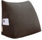 VERCART Lendenkissen Bett Sofa, Rücken Stützkissen, Lesekissen und Rückenkissen Kopfteil, Keilkissen für Wissenschaftlich Sitzposition, Sofakissen Groß, Wandkissen Nackenkissen Bezug Dunkelbraun 45cm