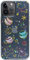 Efitoo Designed for iPhone 14 Pro Case Floral Design Cute Clear Real Dry Pressed Flower Bling Glitter Sparkle Soft Silicone TPU Aesthetic Phone Cover for Women Girls ¡ꡧSpace