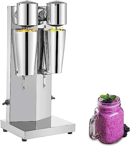 Milkshake Maker, Milkshake Maker, 800Ml Drink Smoothie Maker Blender, Milk Shake électrique en Acier Inoxydable Maker Mixer, pour mélanger Cocktail/Café