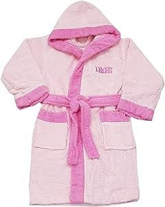 IRGE Accappatoio Bagno Ragazzo/a Piscina in Spugna Cotone per Bambino/a Vari Modelli (IG041/4 rosa, 10-12 anni) INTIMOEGIDIO