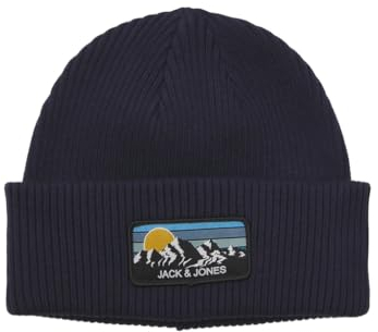 JACK&JONES JUNIOR Jungen Jacpeak Beanie Jnr Strickmütze, Deep Teal, L-XL EU