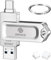 Clé USB 256 Go pour iPhone 15 et 16 - Double Connecteur USB 3.0 et Type C - Compatible iPad, Android, PC, Mac