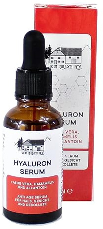 Vom Pullach Hof Gesichtsserum-Set, 30ml pro Stück, verschiedene Wirkstoffe zur Feuhtigkeits- und Anti-Aging Pflege (Hyaluron Serum 30ml)