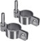 Insaga Heavy Duty Gate Hinges, 304 Stainless Steel Chain Link Fence Parts, Durable & Powerful Chain Link Post Gate Hinge with Bolts&Nuts, Fits 1-7/8'' Outer Diameter Post/Pipe