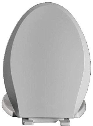Abattant de WC en forme de V avec ralenti facile à installer pour salle de bain et toilettes, beige 44-49 x 36 cm