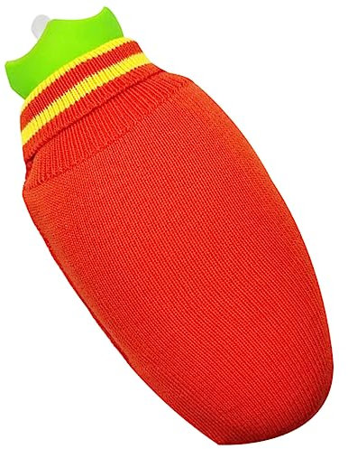 FRCOLOR Bouillotte Compacte Réutilisable En Forme De Carotte Pour Activités De Plein Air
