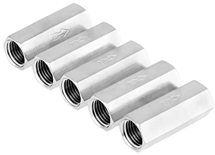 5 Pièces en Cuivre 1 ou 4 '', Filetage Femelle, Accessoire de Clapet Anti-Retour à Sens Unique, Matériau en Cuivre de Haute qualité, Excellente Performance d'étanchéité à L'air,