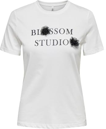 ONLY Damen Onlblossom Life S/S Top Box JRS