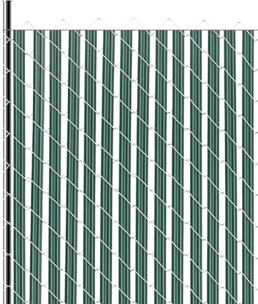 VEVOR Lattes de Confidentialité pour Clôture à Mailles, Paroi Simple, Lattes Verticales Adaptées aux Clôtures Mailles Losangées 1,5 m Haut, Verrou Inférieur, Haute Densité, pour Jardin, Ferme, Terrain