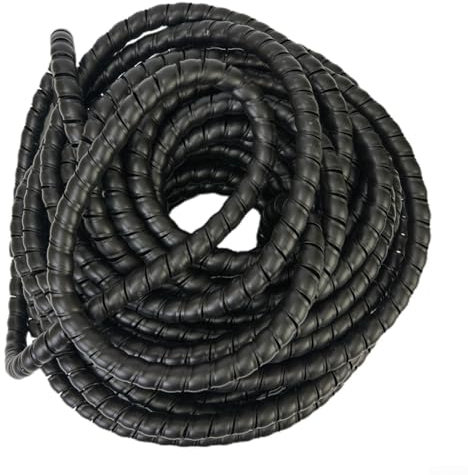 Manchon de rangement de câbles, 25 m, tube de gestion de câbles, 20 mm de diamètre pour le bureau et la maison