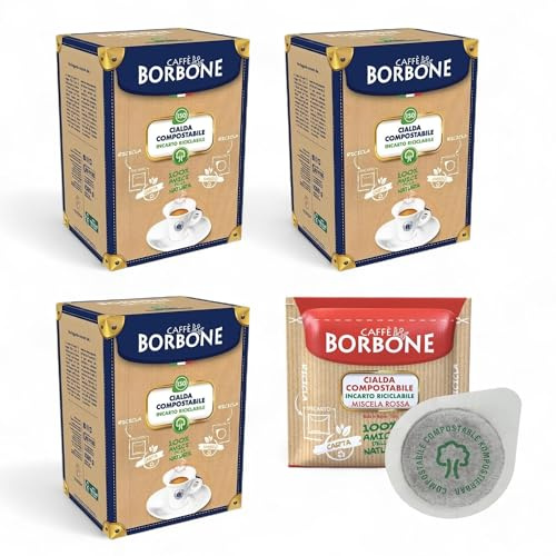 450 x Borbone Professional Pods, Blue, Red, Black, Gold Blend (3 Packs of 150) + Free Joytale Bag (450, ROSSO)