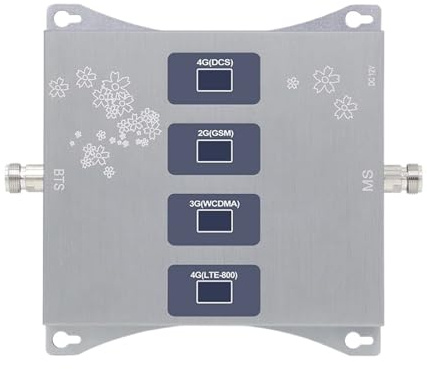 Répéteur De Signal 4 Bandes 2G 3G 4G LTE 800/900/1800/2100 MHz, Amplificateur Cellulaire, Mobile, Bande 20/8/1/3 GSM DC Couverture plus large