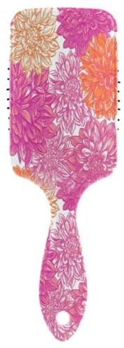 Ttgoth Dahlia Brosse à cheveux pour homme et femme Antistatique Coussin d'air Brosse démêlante pour cheveux bouclés, raides, humides ou secs