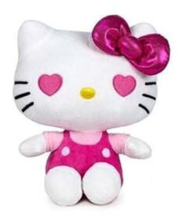 Hello Kitty Stofftier - 25 cm Kuscheltier Glitzer Jubiläum Plüschtier