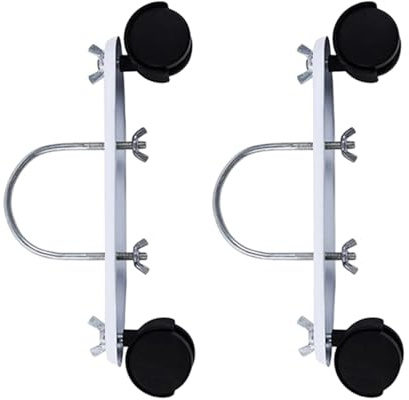 Rouleau de chauffage à l'huile électrique - Acier au carbone 9,84 x 2,36 x 4,72 pouces 450 g/paire 2 pièces Support de montage au sol | Accessoires de chauffage à l'huile rotatif à 360 degrés | Maison