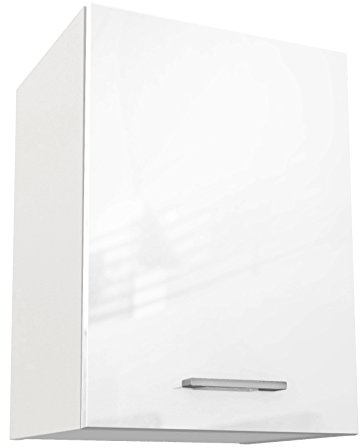 Berlioz Creations HAUT Meuble de cuisine 1 Porte, Blanc, 40 x 33,3 x 55,4 cm