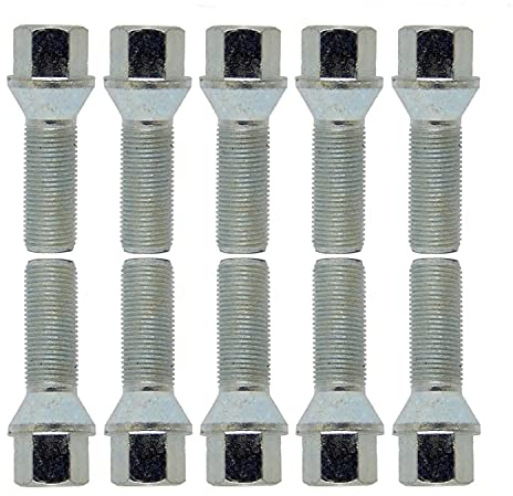 10 Radschrauben Radbolzen Kegelbund M12x1,25 50mm 10-KE121250